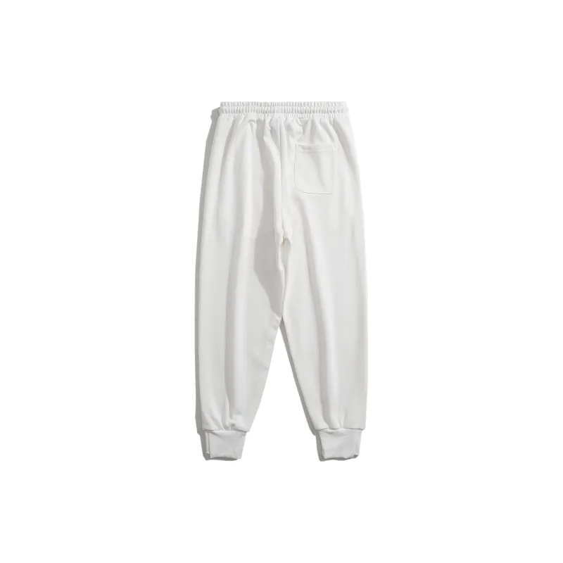 SUPERMOON Autumn And Winter Season Knitted Sports Pants Unisex Black-13