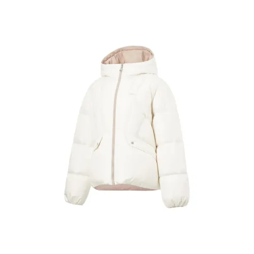 LINING Sports Life Collection Down Jackets Women's Off White