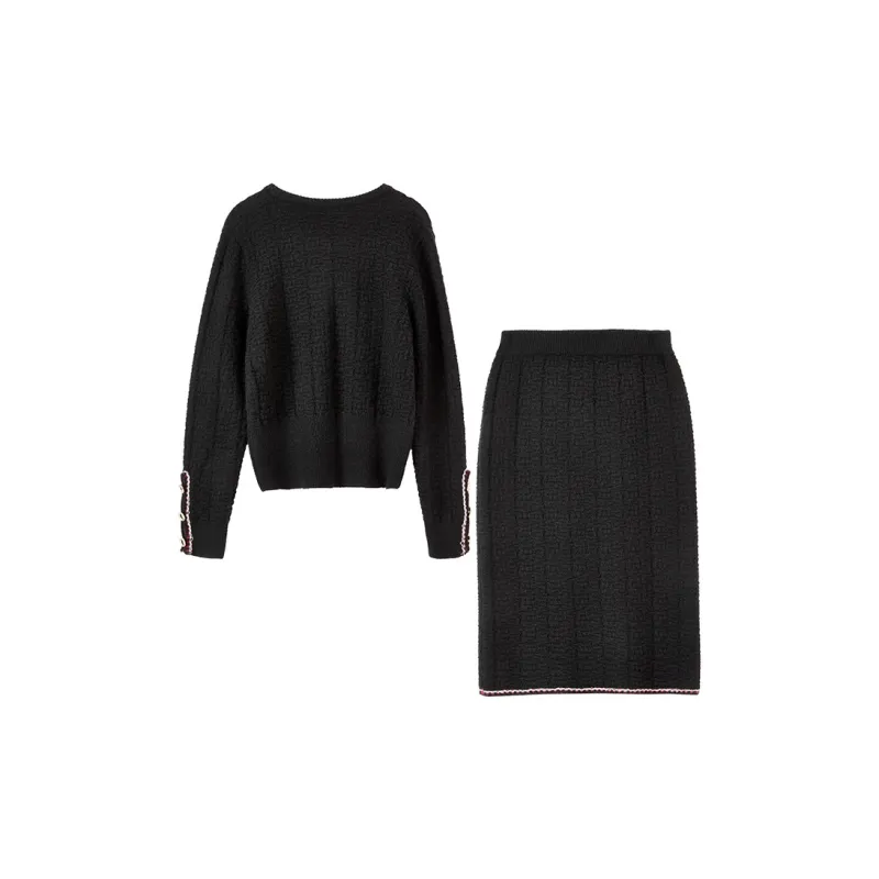 SENTUBILA Two Piece Skirt Sets Women's-1