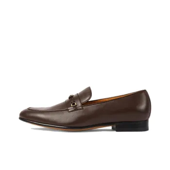 GUCCI Interlocking G Leather Loafers