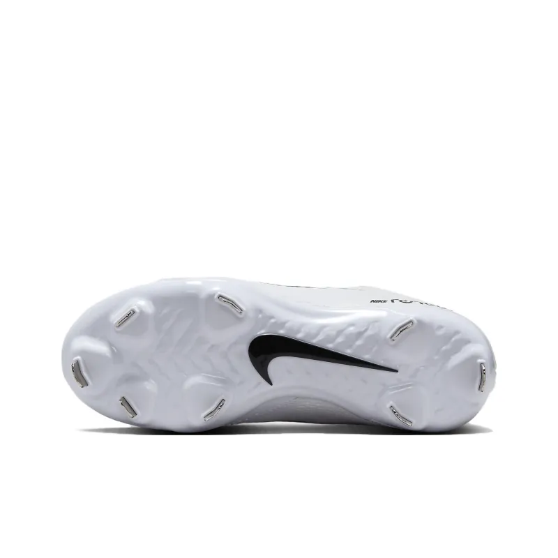 Nike Hyperdiamond 4 Durable Breathable Lightweight Low-Top Training Shoes GS White-5