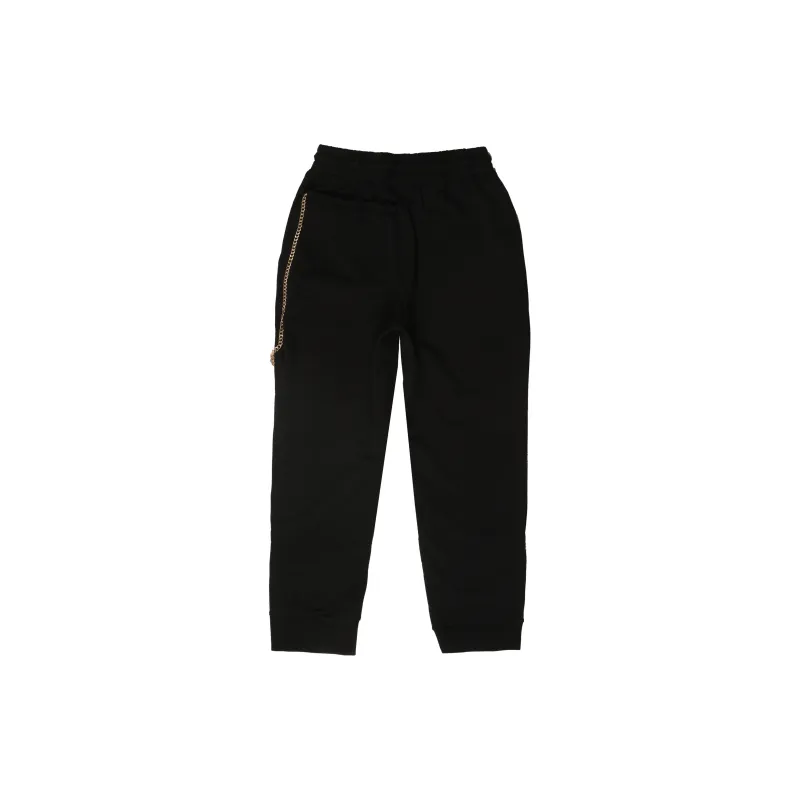 TCH Knitted Sweatpants Unisex Black Base Gold Logo-1