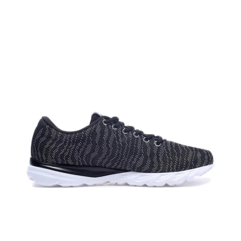 LiNing Cushioned Wear Resistant Lightweight Low Top Running Shoes Men's Black Gray-1