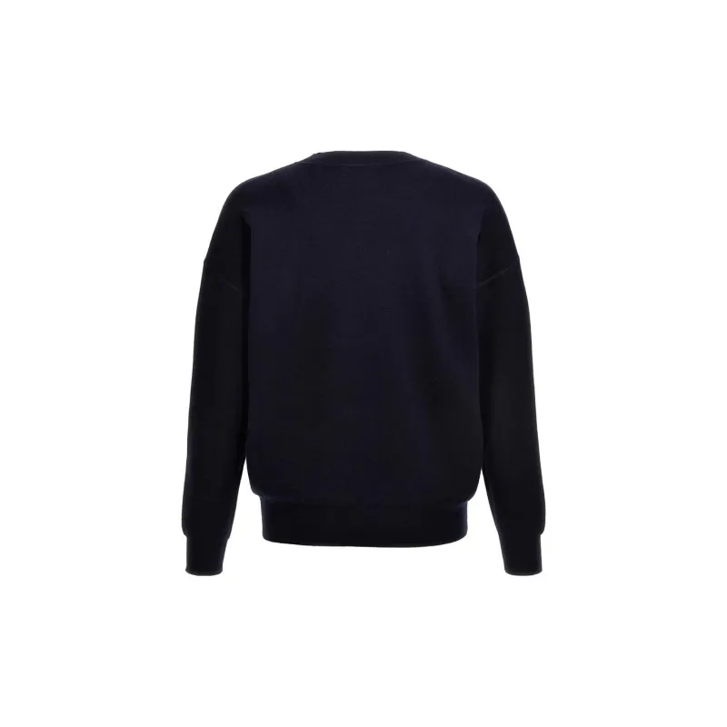 ISABEL MARANT Logo Intarsia Knitted Crewneck Jumper-1