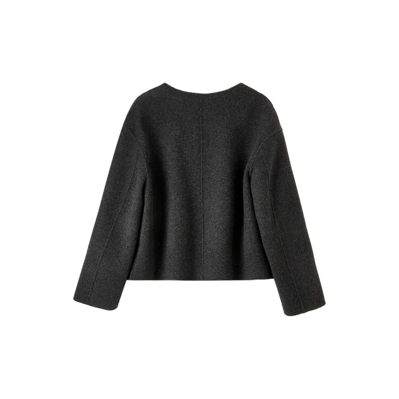 SENTUBILA Coats Women's Charcoal Gray-1