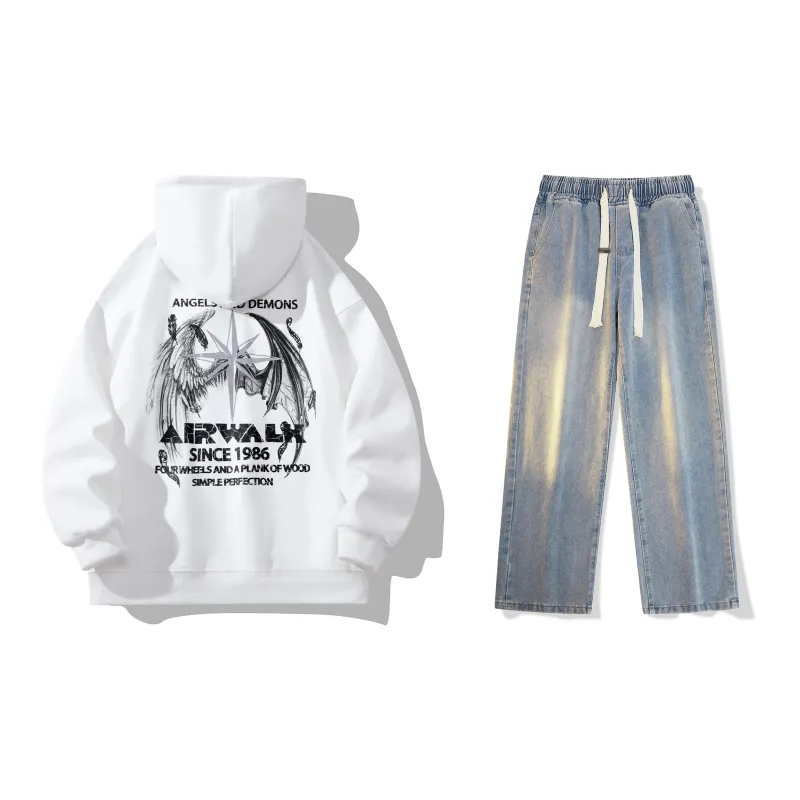 Airwalk Sweatshirt Sets Unisex-75