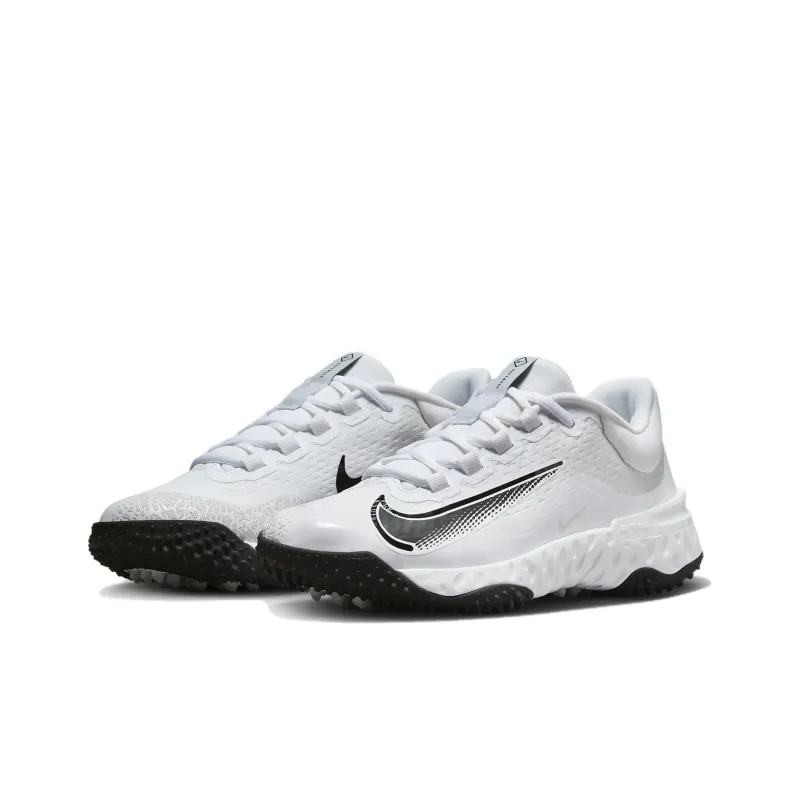 Nike Alpha Huarache Elite 4 Turf 'White Black' Women's-2