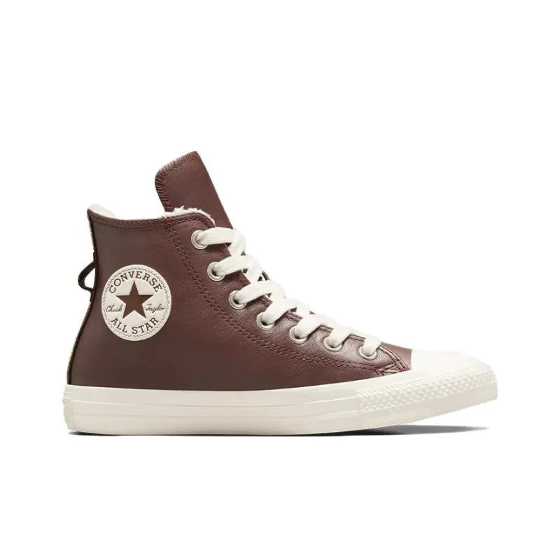 Converse Women's Chuck Taylor All Star Leather High 'Faux Fur Lining Eternal Earth Brown' Women's-1