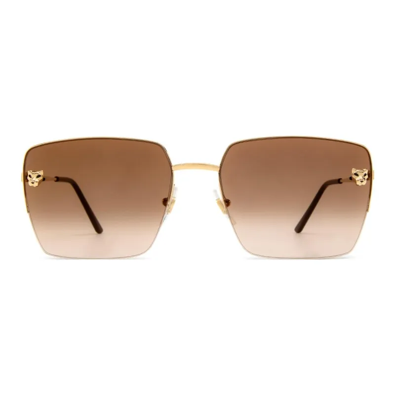 Cartier Panthère Square frame Sunglasses-0