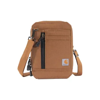 Carhartt Nylon Shoulder Bag, Crossbody Bag Small Size Men's Brown