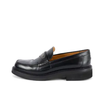 DIOR Boy Chunky Heel Loafers Women's Black