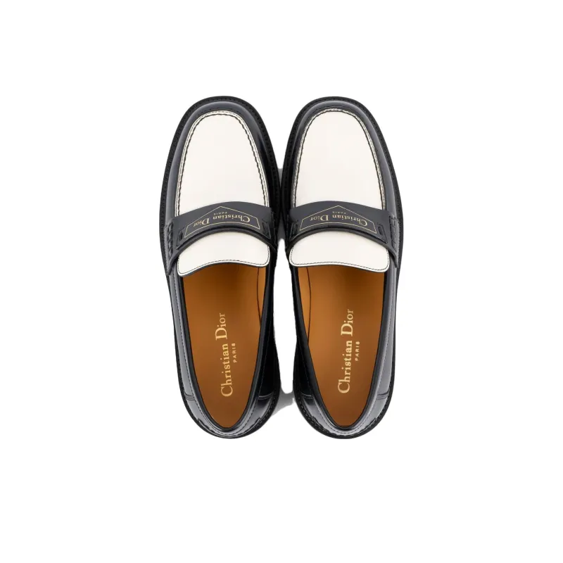 DIOR Boy Loafers Women's Black White-4