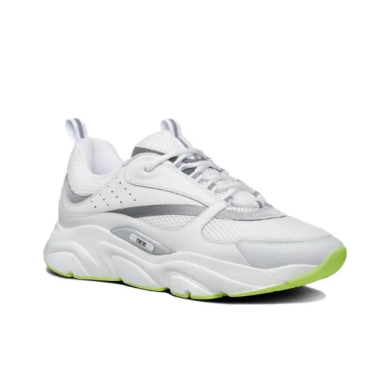 DIOR B22 White Silver Fluo Green-2