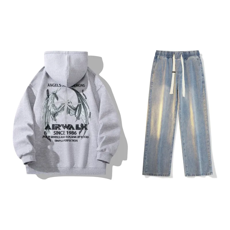 Airwalk Sweatshirt Sets Unisex-89