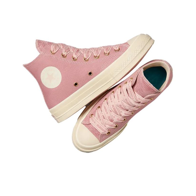 Chuck 70 Converse High Ribbon Laces Night Flamingo POIZON