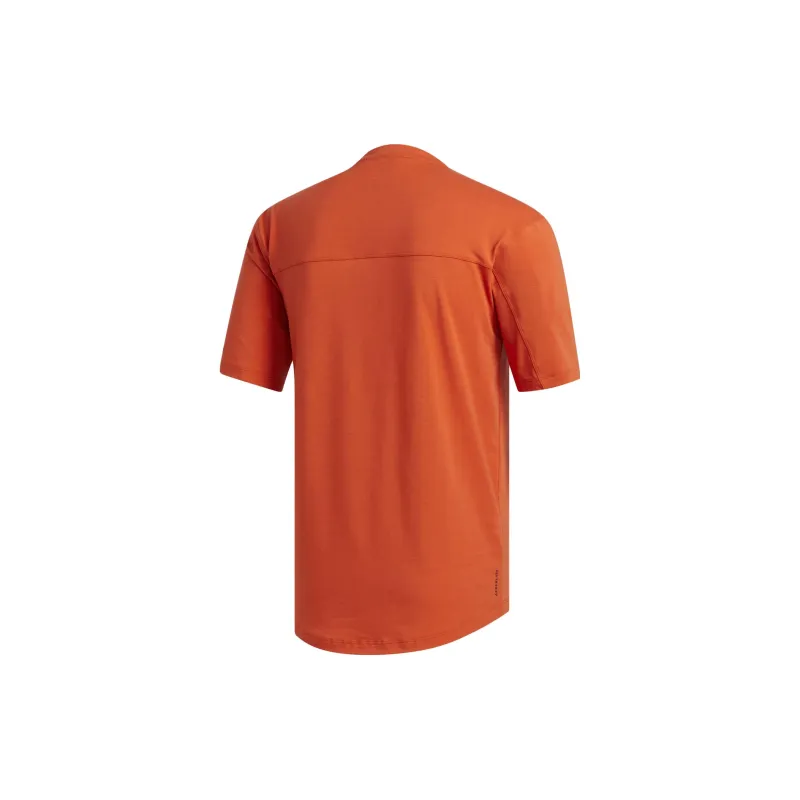Adidas T Shirts Men Amber Red-1