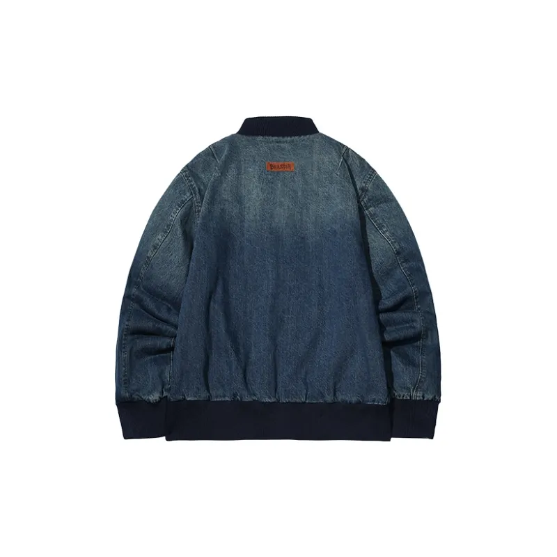 BEASTER Denim Jackets Unisex Turquoise-1
