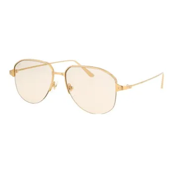 Cartier Pilot-frame Tinted Sunglasses