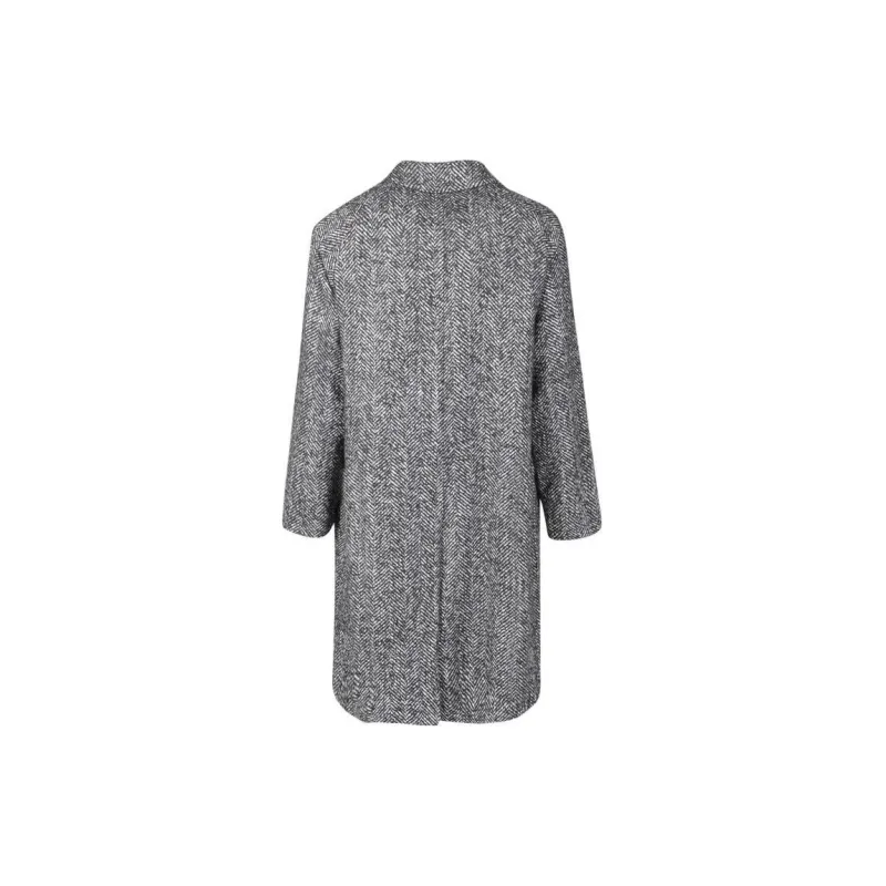Tagliatore Notched Collared Buttoned Peacoat-1