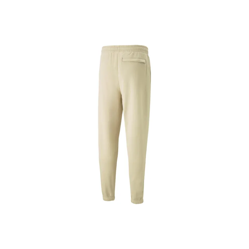 PUMA CLASSICS Knitted Sweatpants Men Light Yellow-1