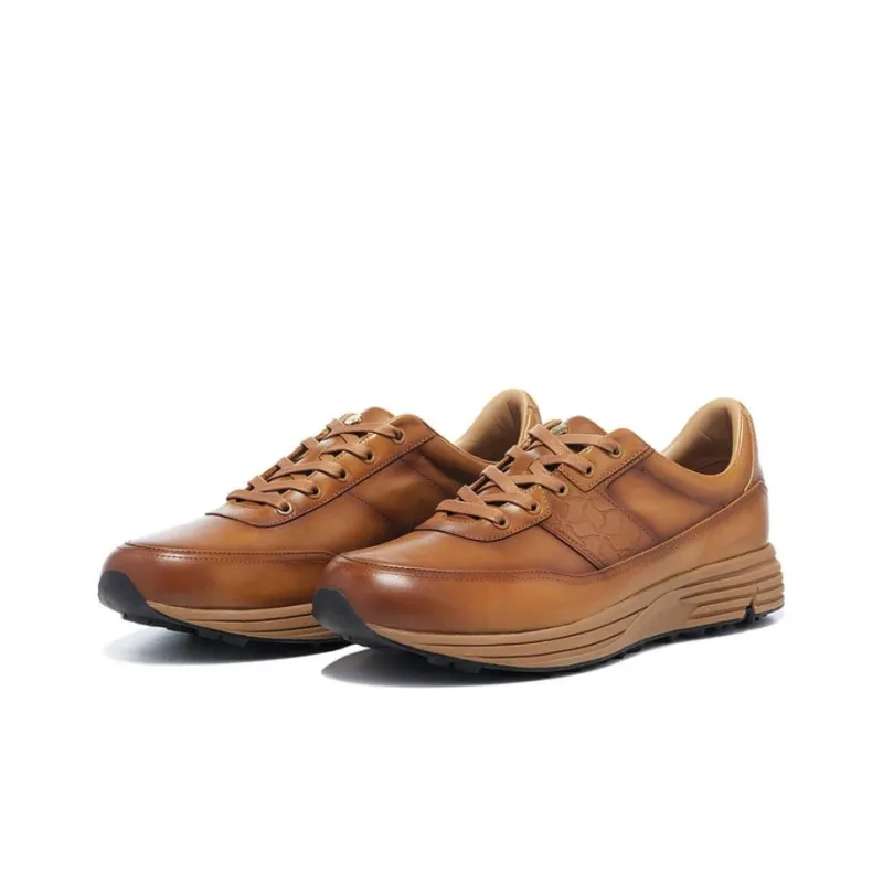 LI NING 1990 Commuter Series Abrasion Resistant Low Top Casual Shoes Men's Yellow Brown-2