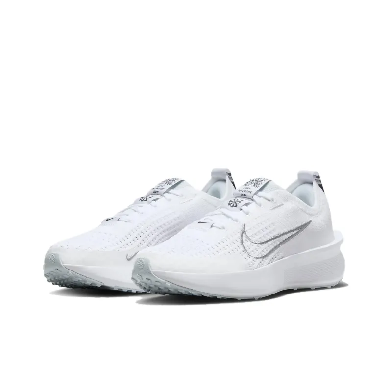 Nike Interact Run White Pure Platinum Metallic Silver Women's-2