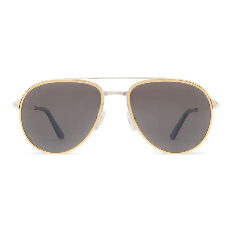 Cartier Santos De Cartier Pilot frame Sunglasses-0