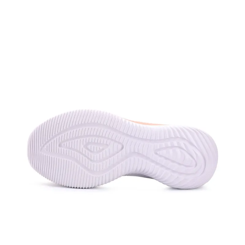 QIAODAN Anti-Slip Wear-Resistant Breathable Lightweight Low-Top Running Shoes Women's Pink White-4