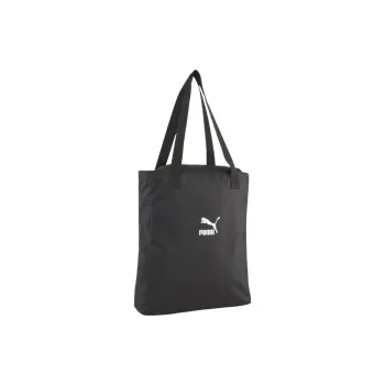 PUMA Fabric Tote Bag Shopping Bag Shoulder Bag Handbag Regular Unisex Black