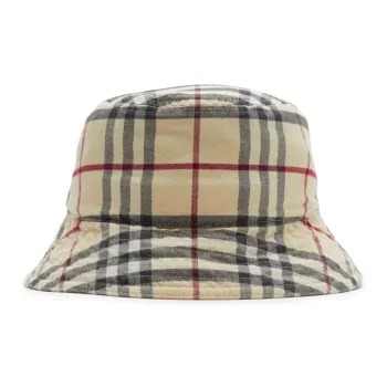 Burberry Vintage Check-pattern Cotton Bucket Hat