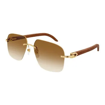 Cartier Aviator Framed Sunglasses
