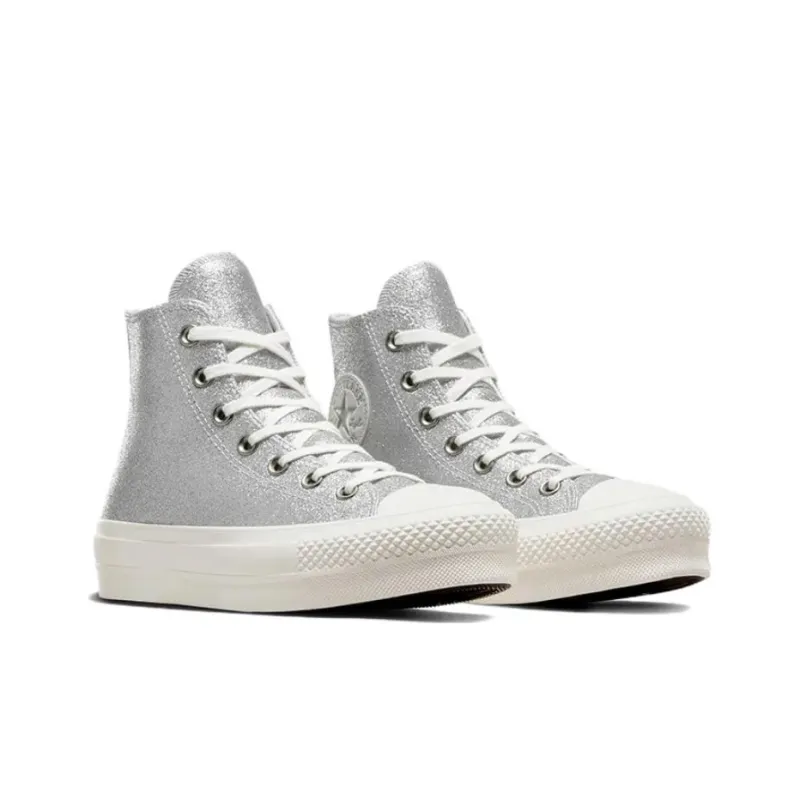 Converse Chuck Taylor All Star Lift Hi 'Silver' Women's-3