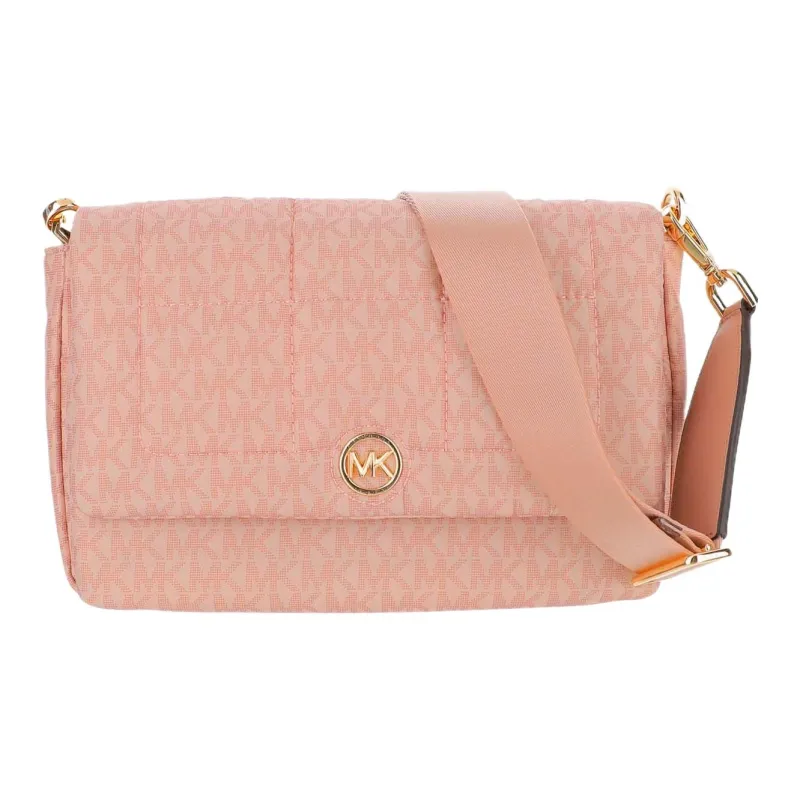 MICHAEL KORS Recycled Polyester Shoulder Bag Crossbody Bag Medium Size Women's Orange Pink-0