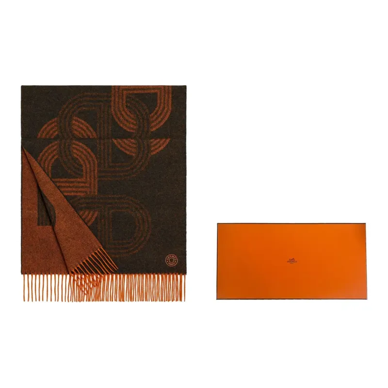 HERMES Knit Scarves Men-2