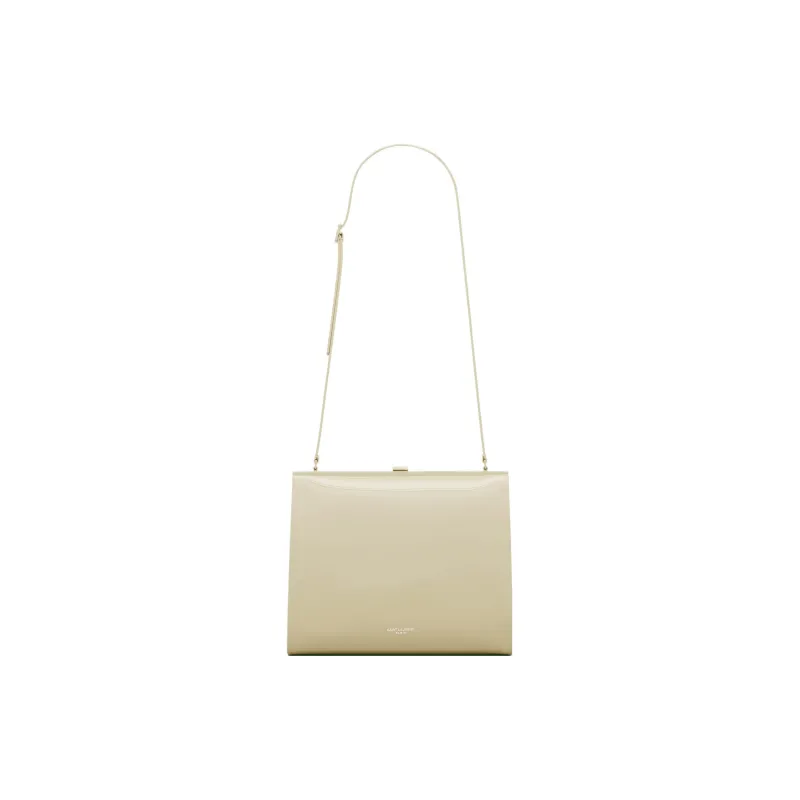 SAINT LAURENT LE ANNE MARIE Polyurethane Crossbody Bag Shoulder Bag Women's Desert-0