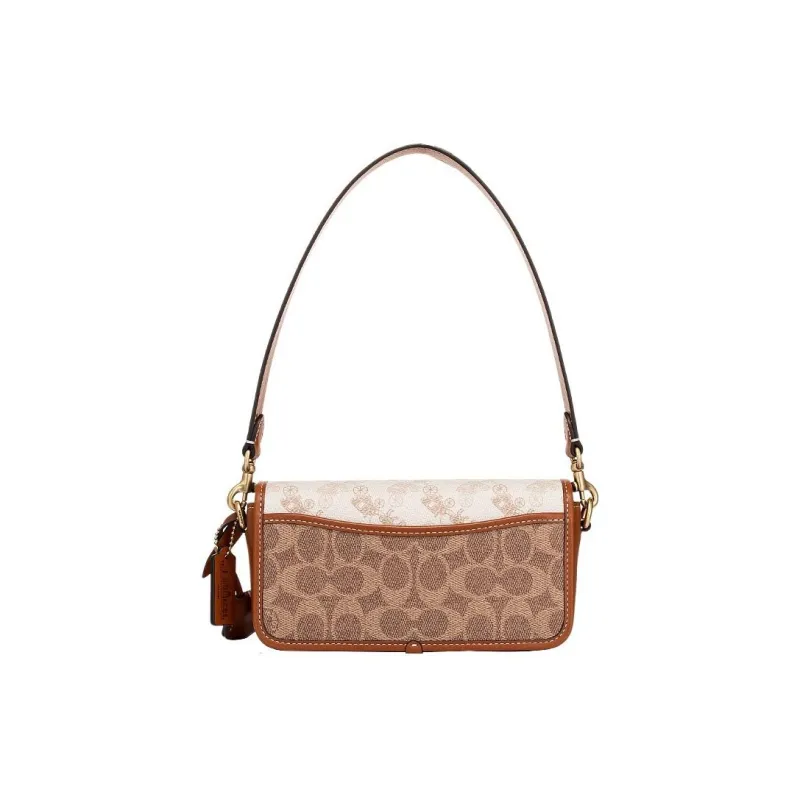 COACH Studio Cow Leather Baguette Bag Shoulder Bag Crossbody Bag Regular Women's Brown-2