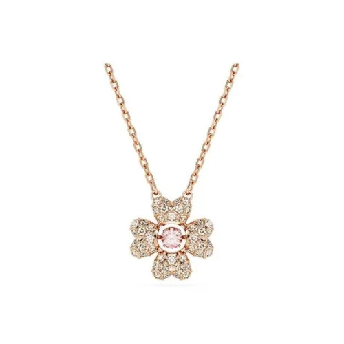 Swarovski Cubic Zirconia Necklaces Women's Rose Gold