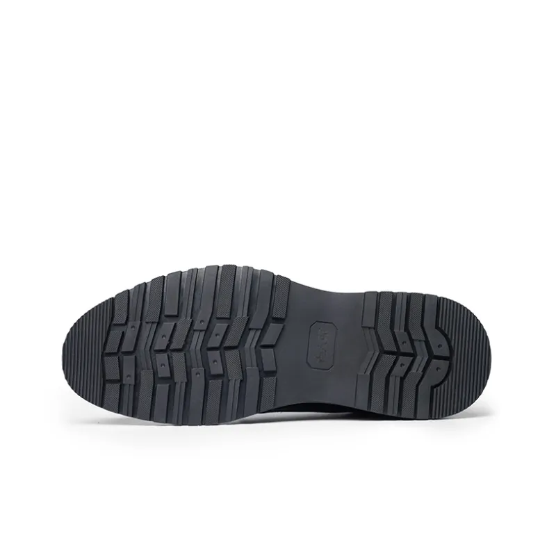 LAORENTOU Dress Shoes Men Low Top Brown/Black-4