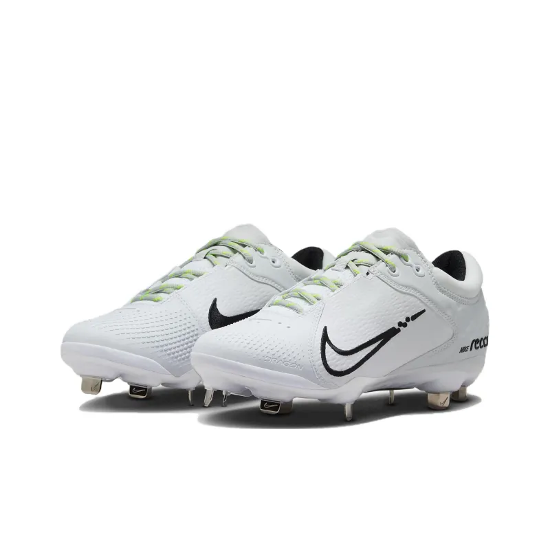 Nike Women's Hyperdiamond 4 Elite 'White Black Volt'-2