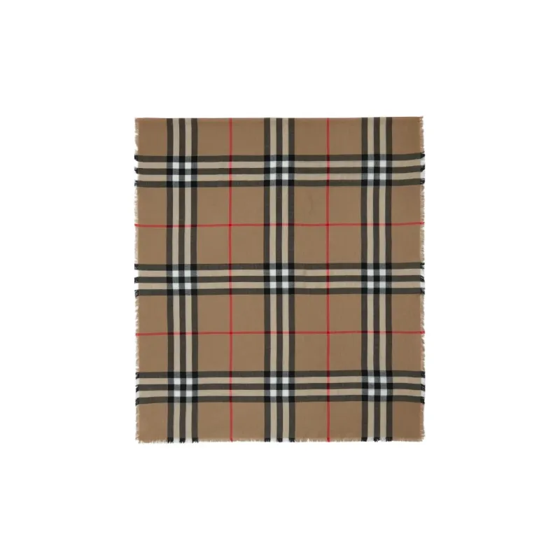 Burberry Vintage Check Frayed edge Scarf-1