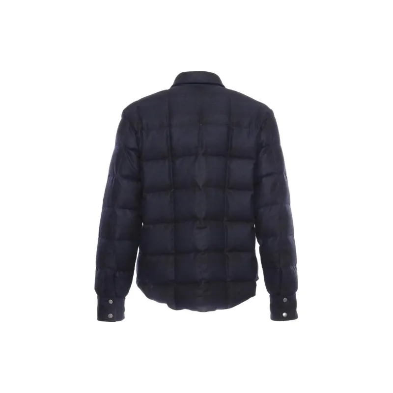 FAY Button-Up Quilted Padded Shirt Jacket-1