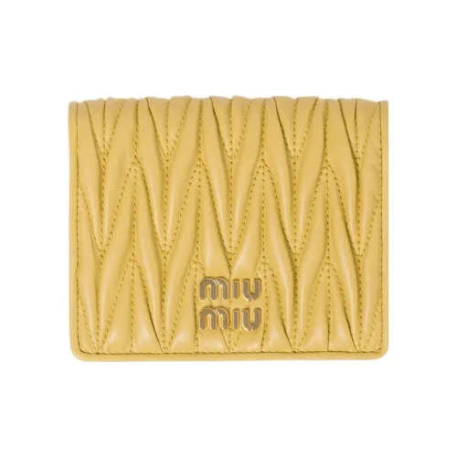 MIU MIU Matelassé Wallets