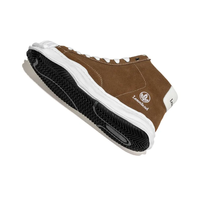 LEAVELAND Height Increasing Mid-Top Skateboard Shoes Unisex-19