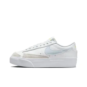 Nike Blazer Low Platform White Light Lemon Twist Blue Tint Women's