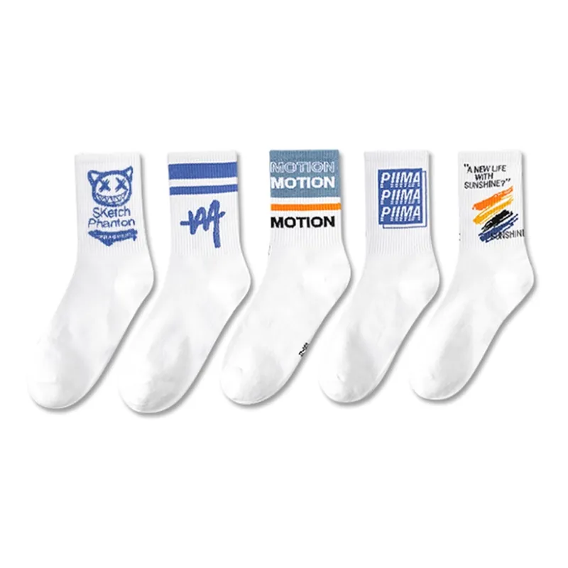 YUZHAOLIN Unisex Mid Calf Socks-0
