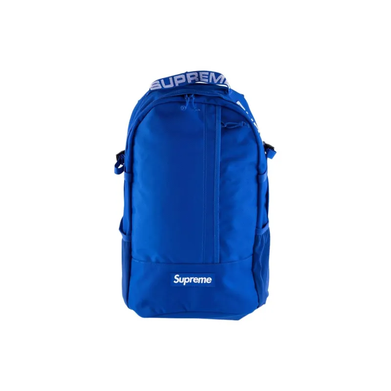 Supreme SS18 Nylon Backpack Regular Unisex Blue-1