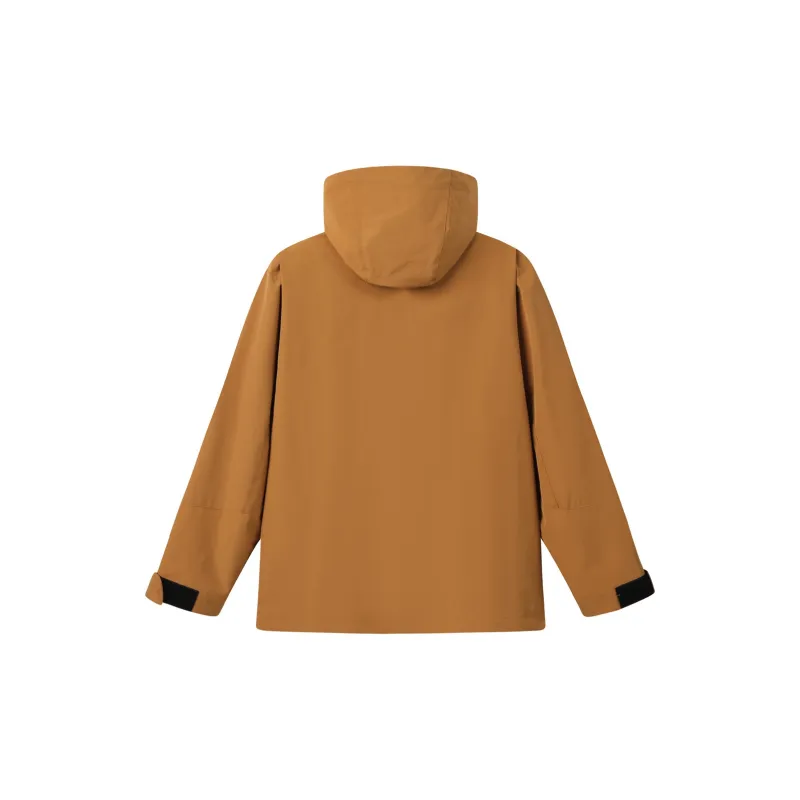 Antioffice Lace-Up Windproof Windbreaker Jacket Men's-29
