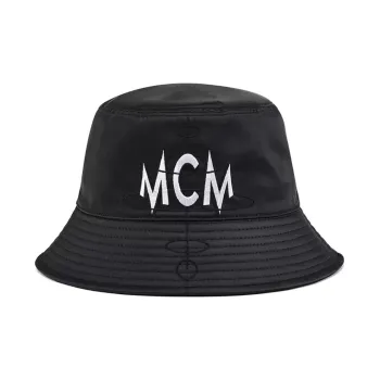 MCM Logo Embroidered Bucket Hat