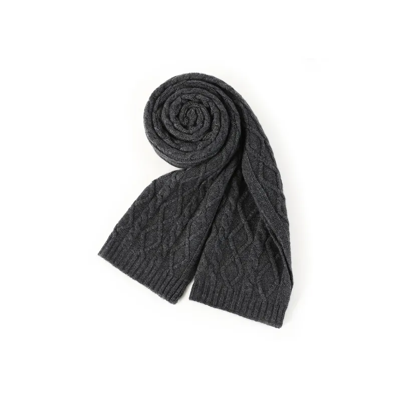 Jiu Ji Cashmere Knit Scarves Men's-3