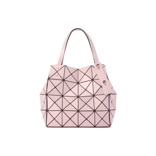 ISSEY MIYAKE CARAT PVC Tote Shopping Bag, Handbag, Diamond Bag Tubas Women's Pink